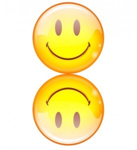 Перевернутый улыбающийся смайлик