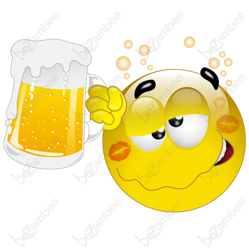 Смайлик Кружка пива