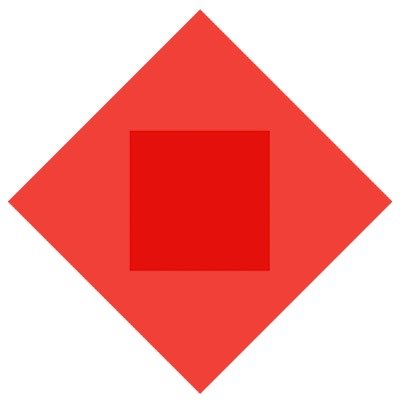 Красный ромб