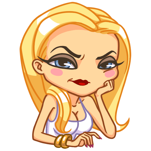 Стикеры ВК Мари