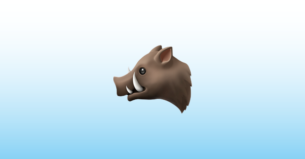 Кабанчик смайлик в ВК