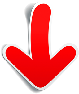 Смайлик стрелочка вниз