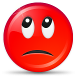 Смайл грусть красный (43 фото)