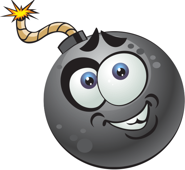 Бомба мультяшная