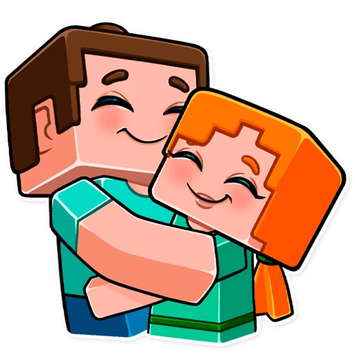 Стикеры из МАЙНКРАФТА