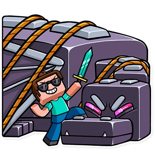 Стикеры майнкрафт