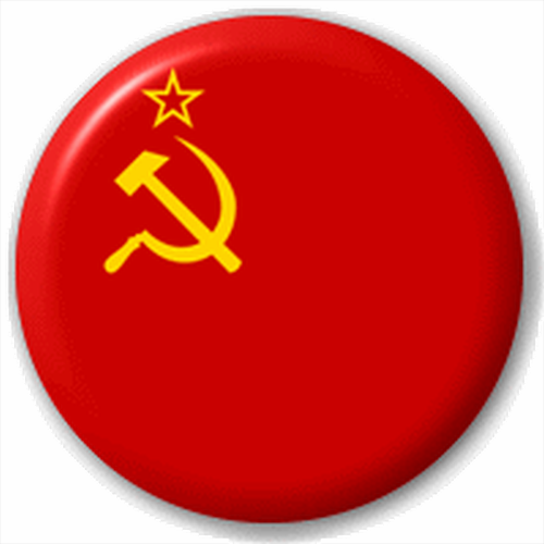 Флаг СССР круглый