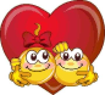 Влюбленный смайлик гиф