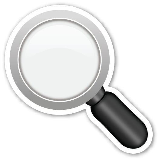 Наклейка лупы