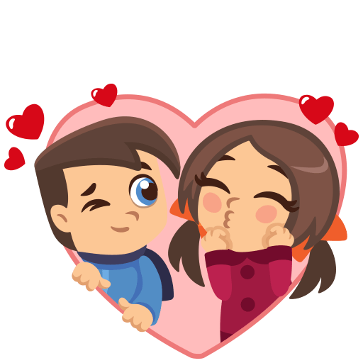 Стикеры влюбленные