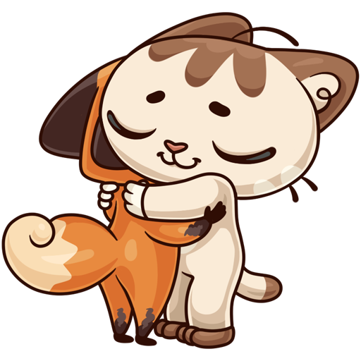 Стикеры с обнимашками