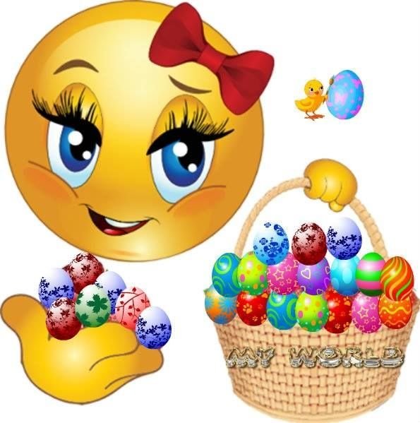 Пасхальные смайлики