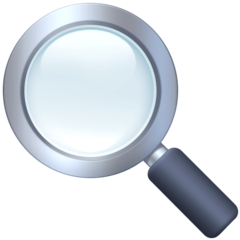 Лупа стикер