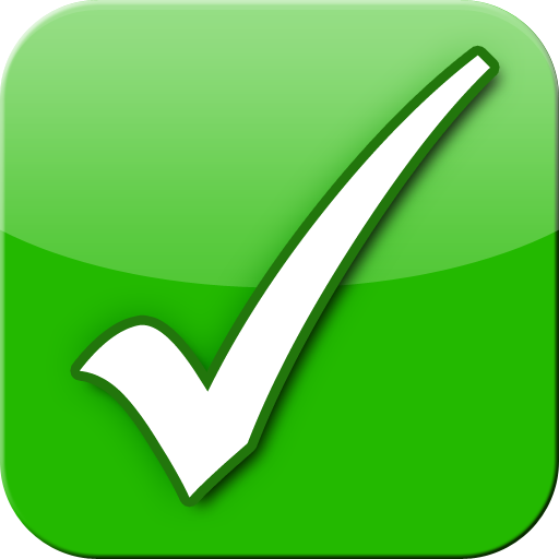 Голубая галочка