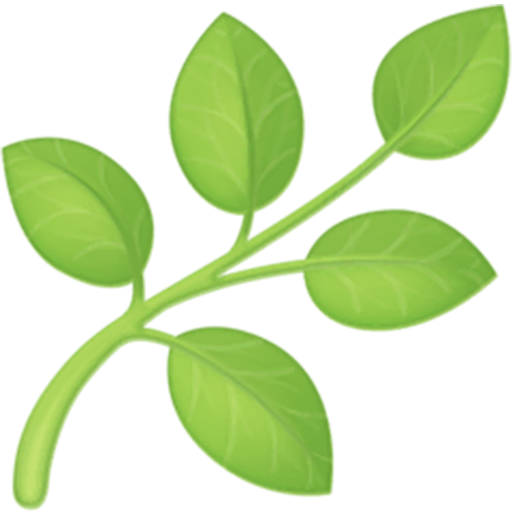 Эмодзи листочек