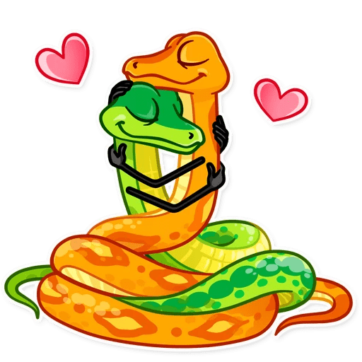 Стикеры змеи