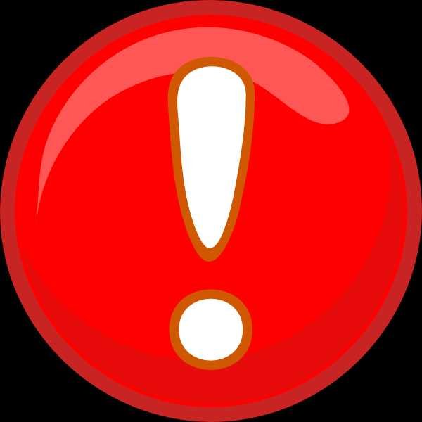 Красный восклицательный знак