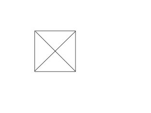 Прямоугольник с крестом внутри