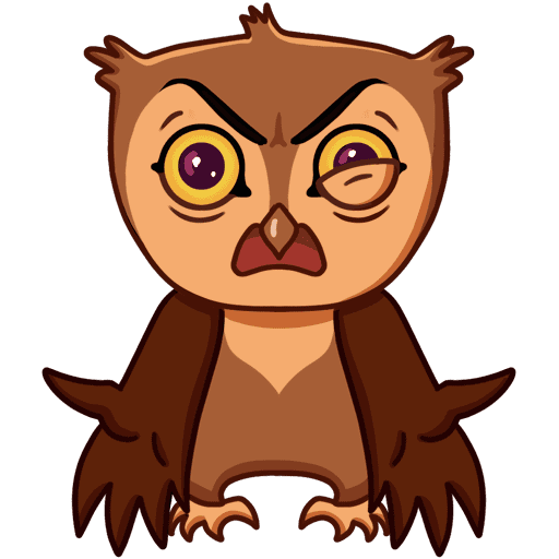 Стикеры Филин Фил