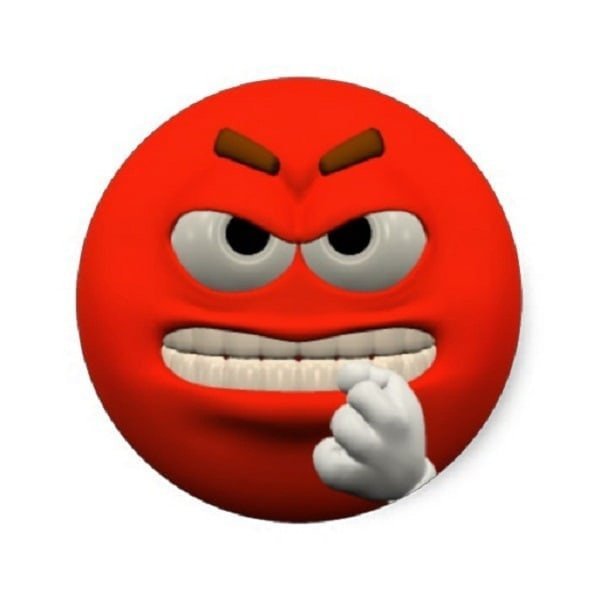 Смайлик злость