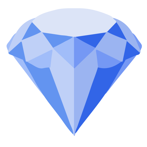 Кристалл на прозрачном фоне