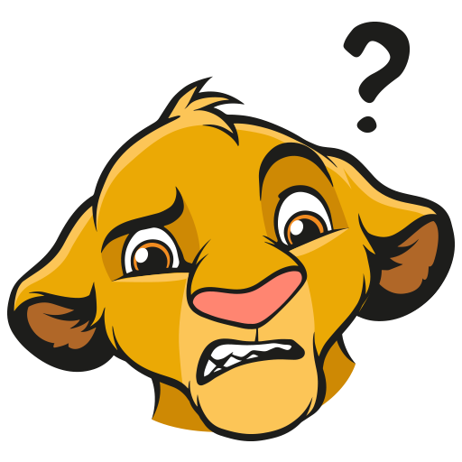 Стикеры Король Лев ВК