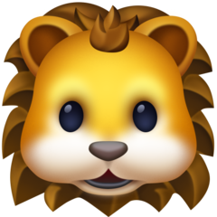 Лев эмодзи айфон