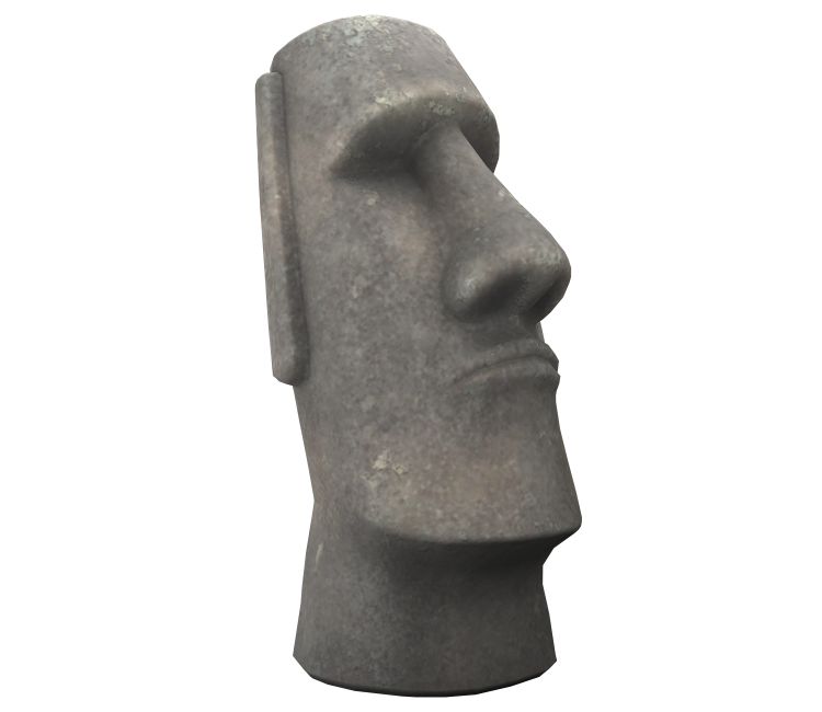 Смайлик камень лицо. Моаи Стоун. Остров Пасхи статуи Моаи эмодзи. Идол Моаи Стоун. Статуя Моаи 3д.
