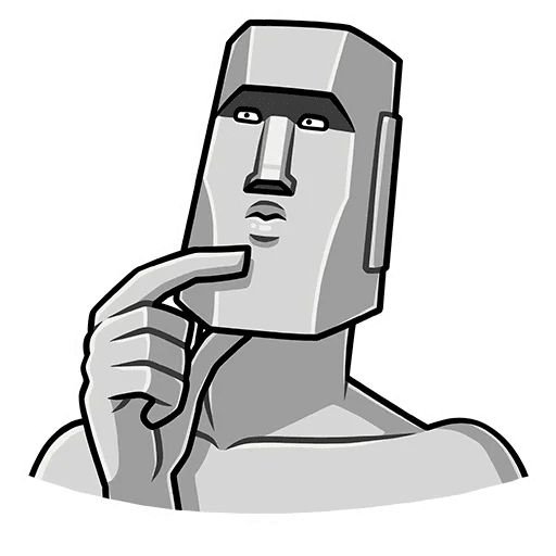 Моаи Стоун ЭМОДЖИ