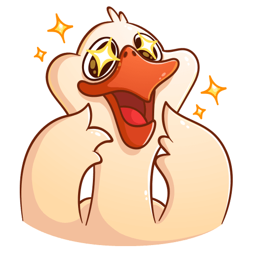 Эмодзи утка