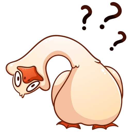 Гусь Федька Стикеры телеграмм