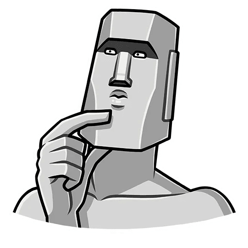 Моаи Стоун ЭМОДЖИ