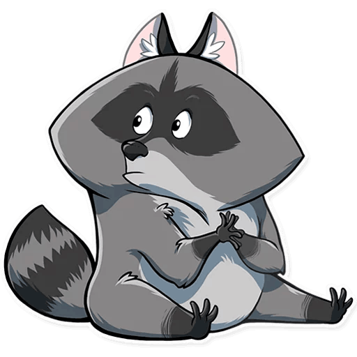 Енот Стикеры телеграмм