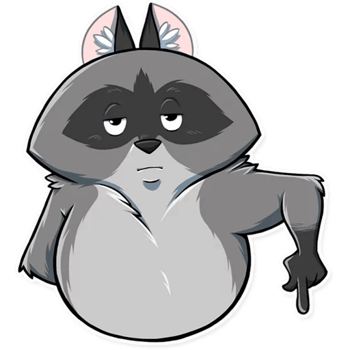 Criminal Raccoon Стикеры