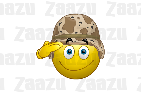 Смайлик солдат
