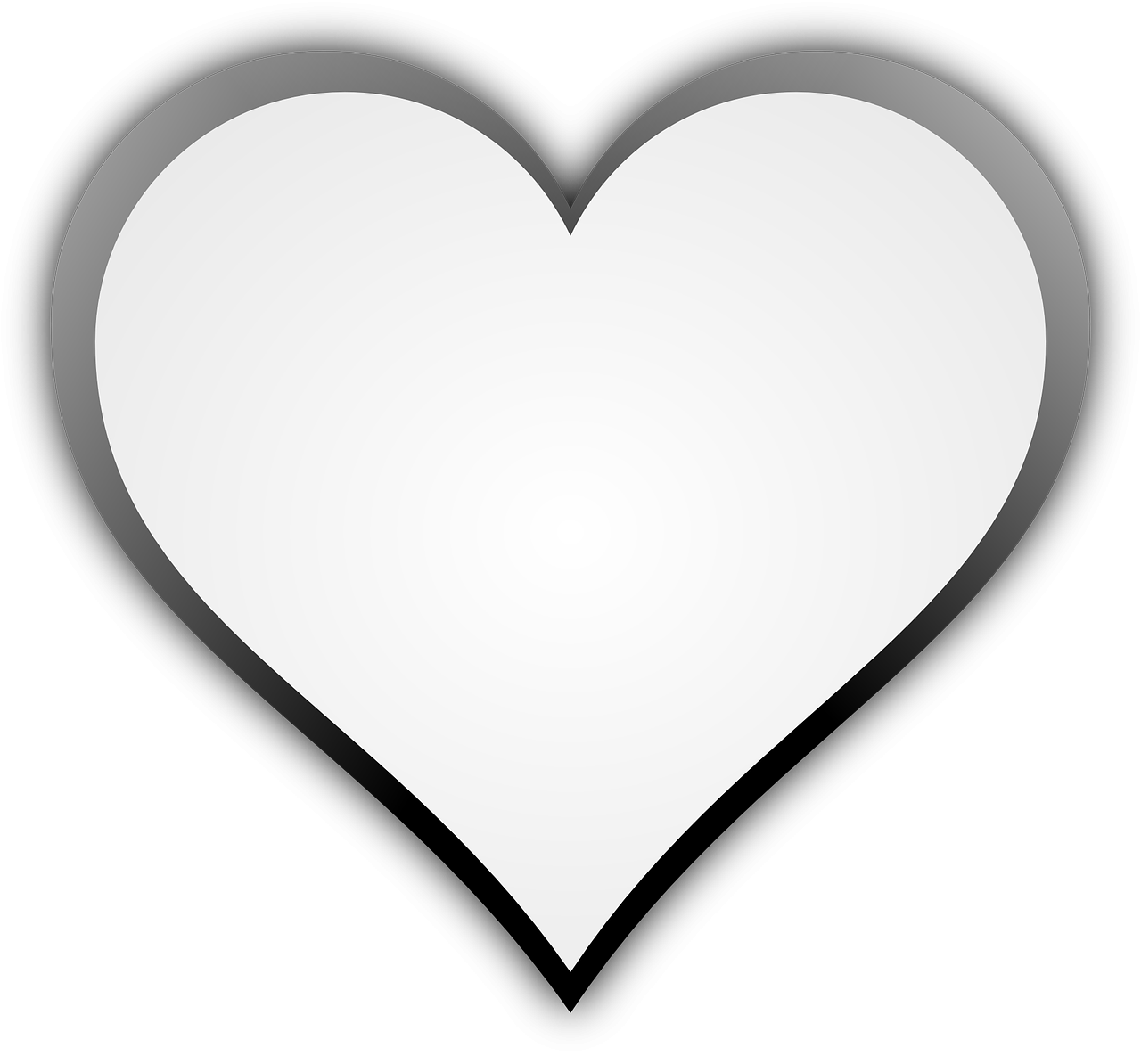Контур сердца на прозрачном фоне. Пустое сердце. Сердечко. Сердце контур. Белое сердце.