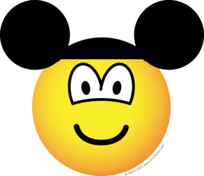 Смайлики эмодзи Микки Маус
