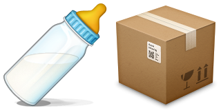 Стакан молока мультяшный