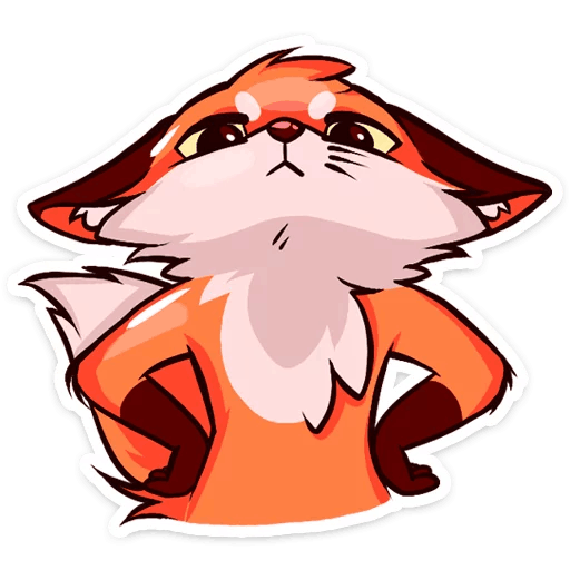 Стикеры Лисенок Паппи