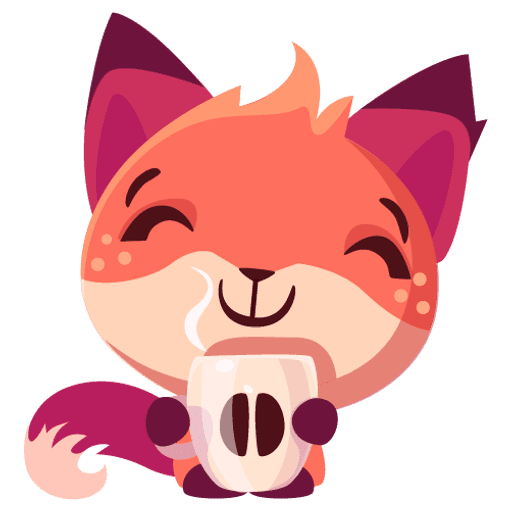 Стикеры Фокси