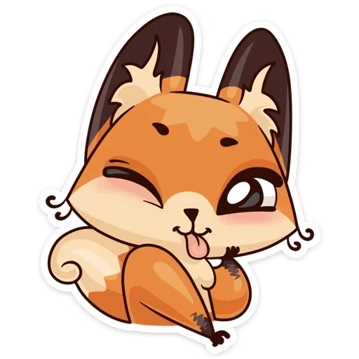 Стикеры лиса