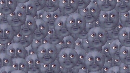 ЭМОДЖИ черная Луна