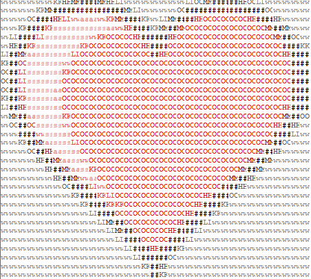 Сердце из символов