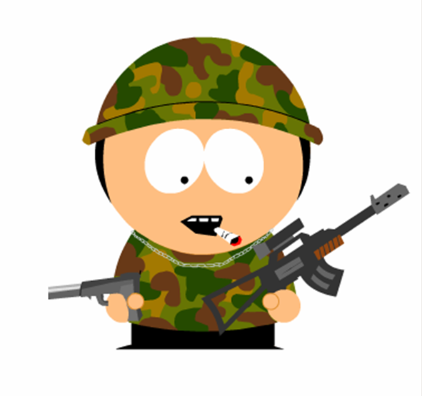 Саус парк солдат