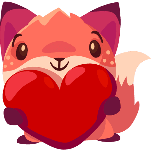 Стикеры ВК Фокси