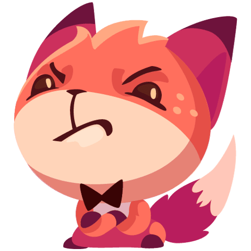 Стикеры из ВК Фокси