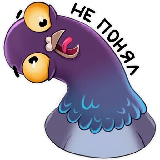 Голова голубя без фона