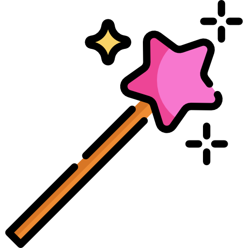 Смайлик Волшебная палочка