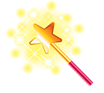 Нарисовать волшебную палочку