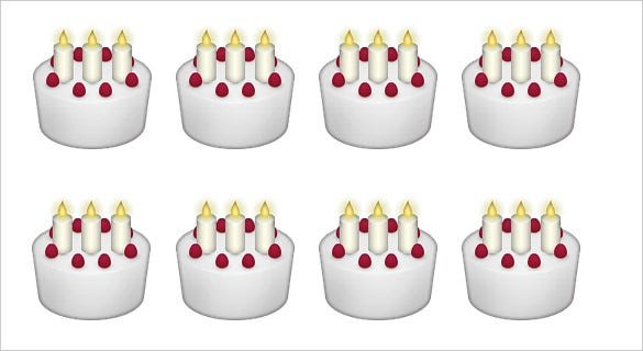 Эмодзи торт